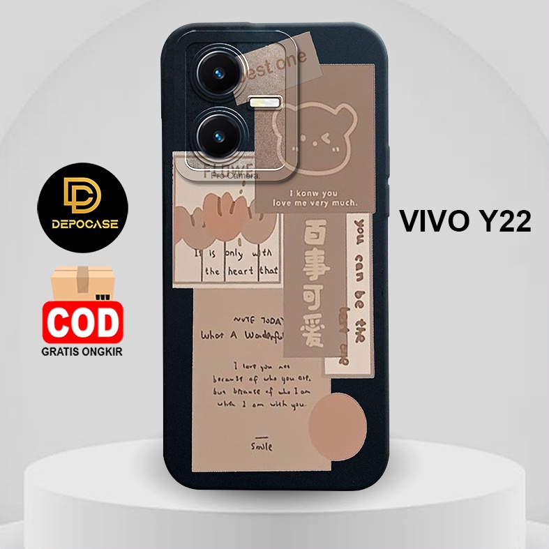 Soft Case Vivo Y22 - Case Vivo Y22 - Kesing Hp Vivo Y22 - Case Hp Vivo Y22 - Casing Vivo Y22 - Softc