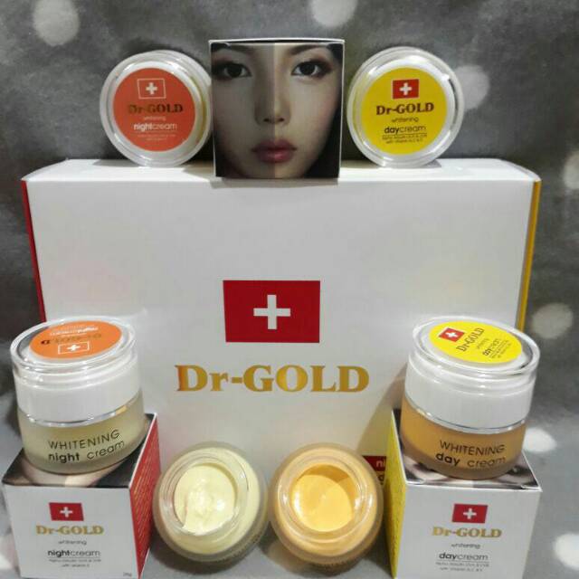 Cream Dr Gold  Day & Night / Cream Pemutih Dr Gold BPOM