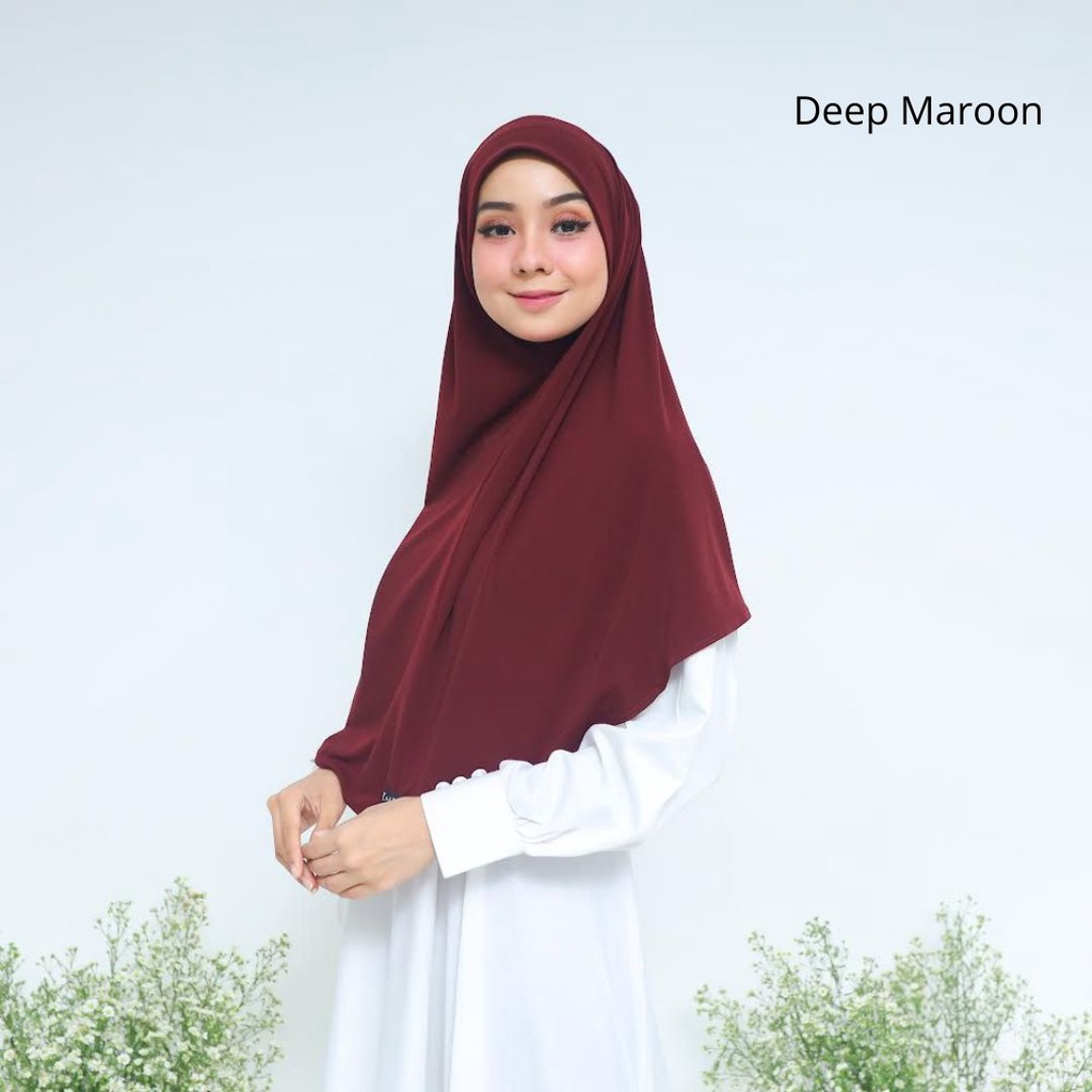 Naura Instant - Albata Hijab-Naura Deep Maroon