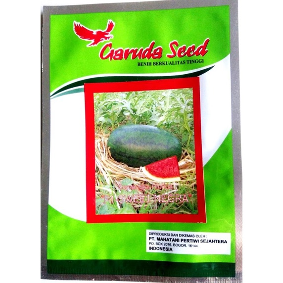 Benih Semangka inul merah Sweet Negra garuda seed 10 gr