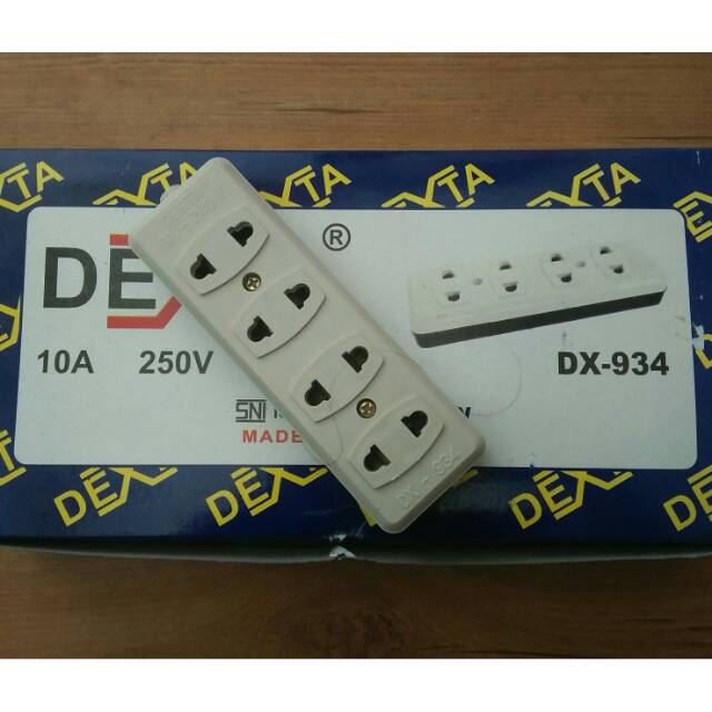 Stop Kontak Gepeng 4Lb DX-937 DEXTA (SNI - ISO9001)