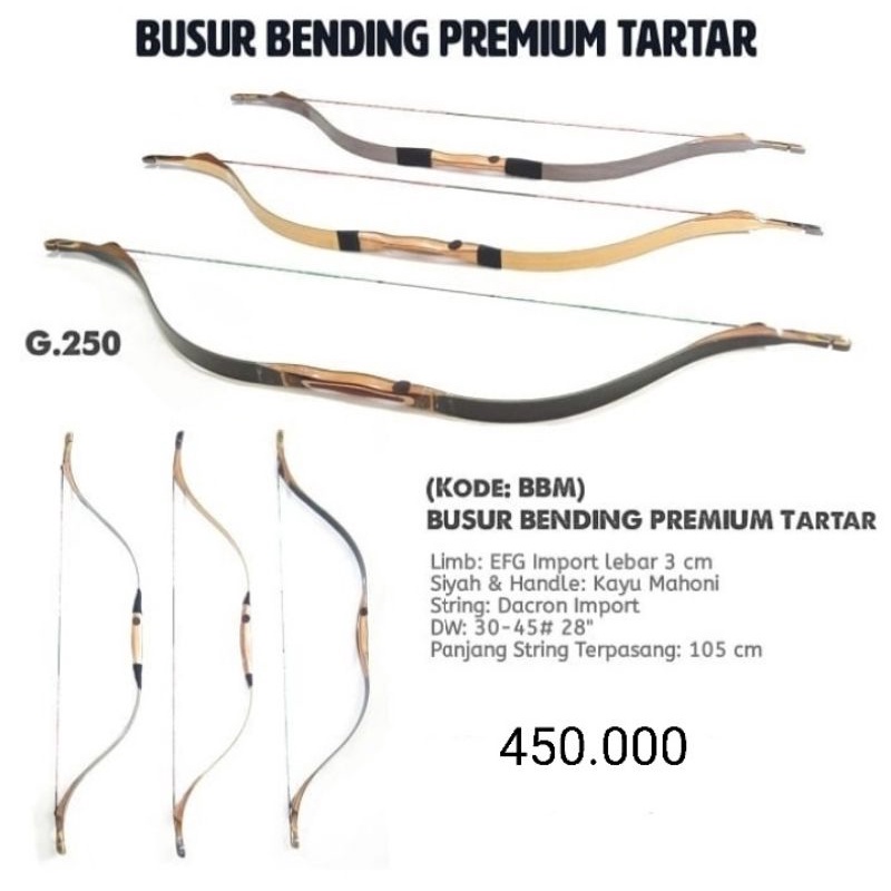 busur bending premium tar tar