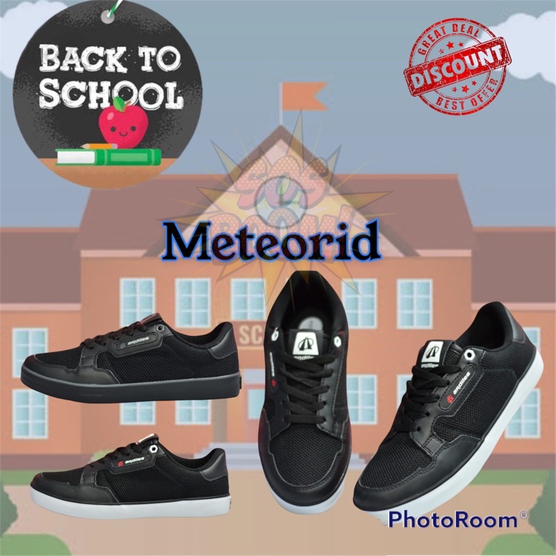 SOB  SEPATU SEKOLAH remaja dewasa METEORID VULCANIZED ARDILES