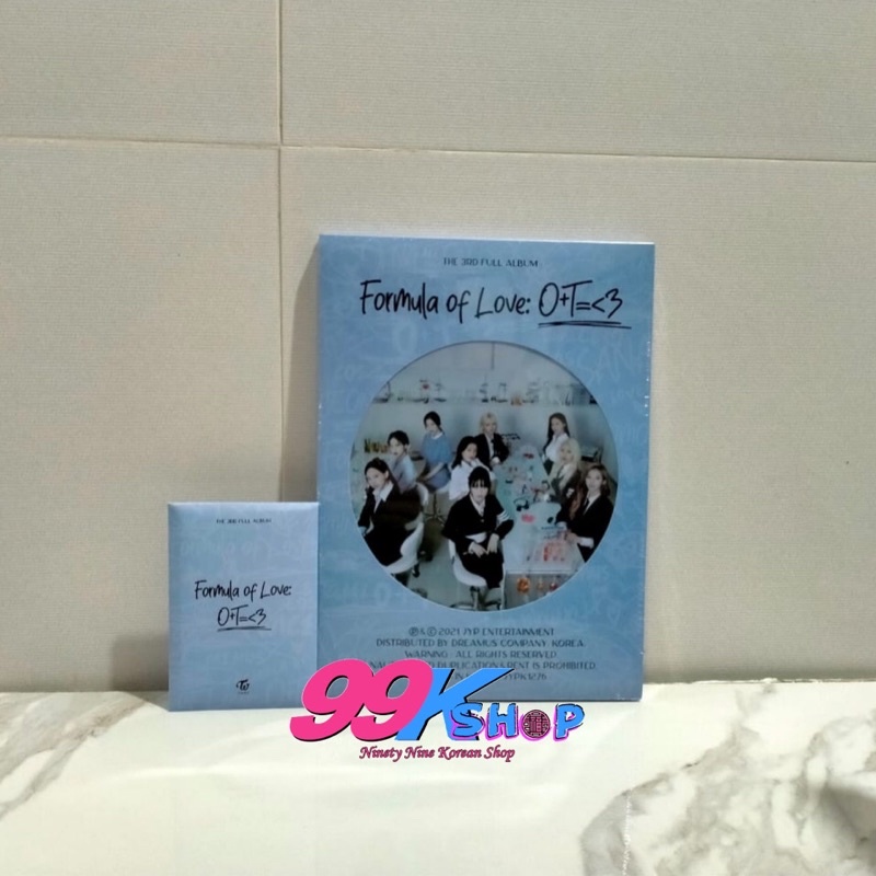 TWICE - Full Album Vol.3 [Formula of Love: O+T=&lt;3] + GIFT WITHDRAMA