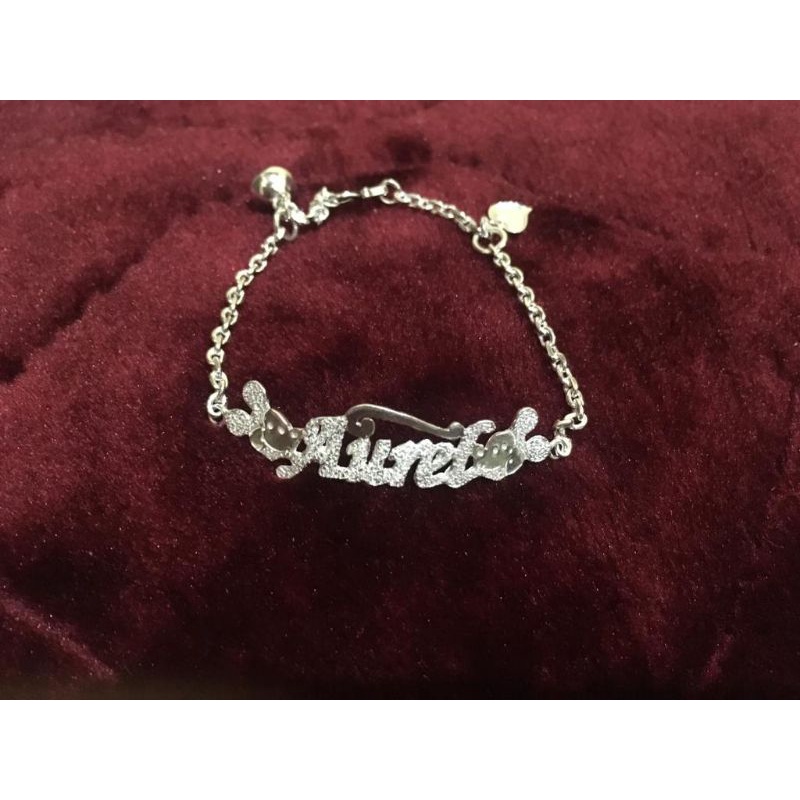 GELANG TANGAN NAMA ANAK / Gelang perak murah