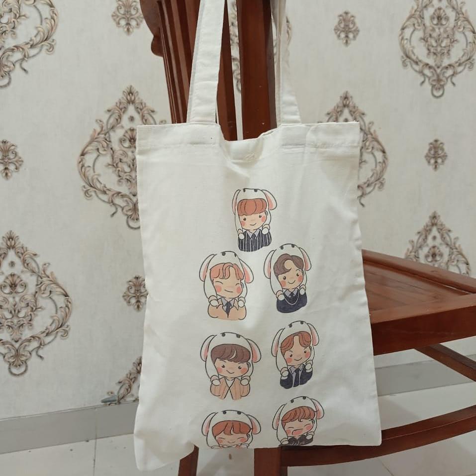 totebag murah/sovenir nikah/ totebag blacu