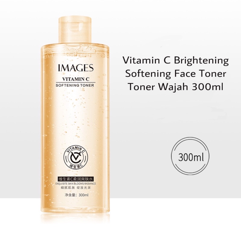 TONER Vitamin C Brightening Softening Face Toner 300ml (Toner pencerah wajah vit C)