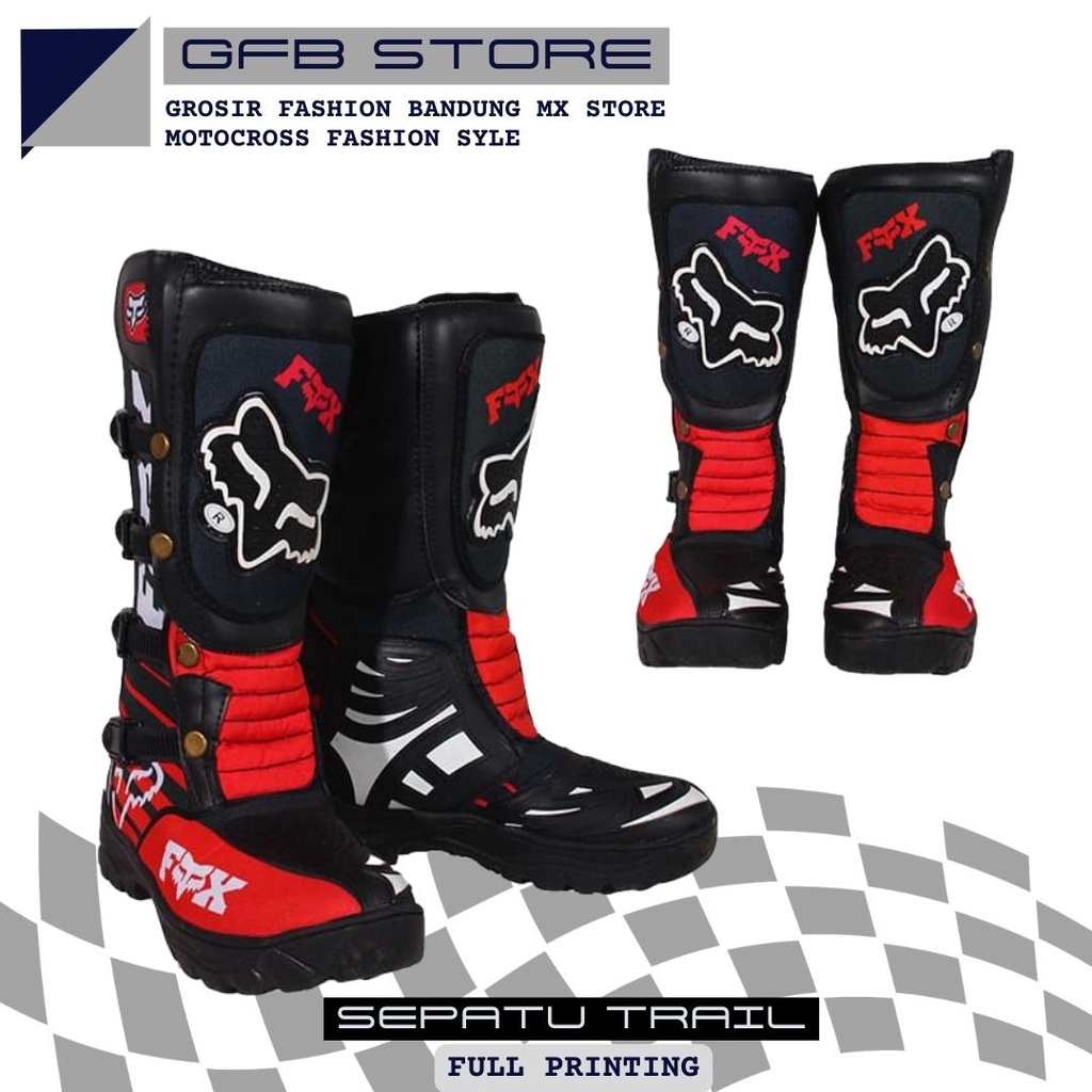 Sepatu Traill boots motocross adventure | Trabas