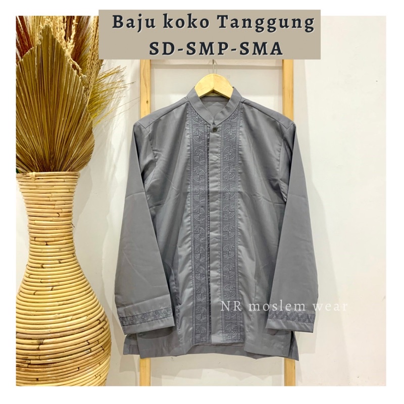 BAJU KOKO ANAK TANGGUNG , BAJU KOKO ATASAN SD-SMP-SMA PREMIUM kode KTW