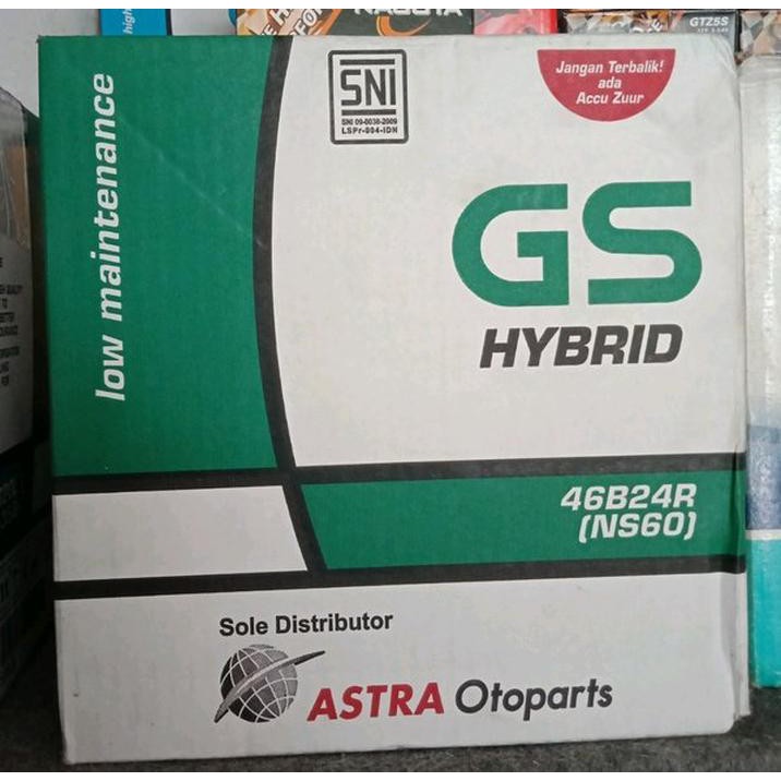 AKI MOBIL GS ASTRA HYBRID NS60 perkakas