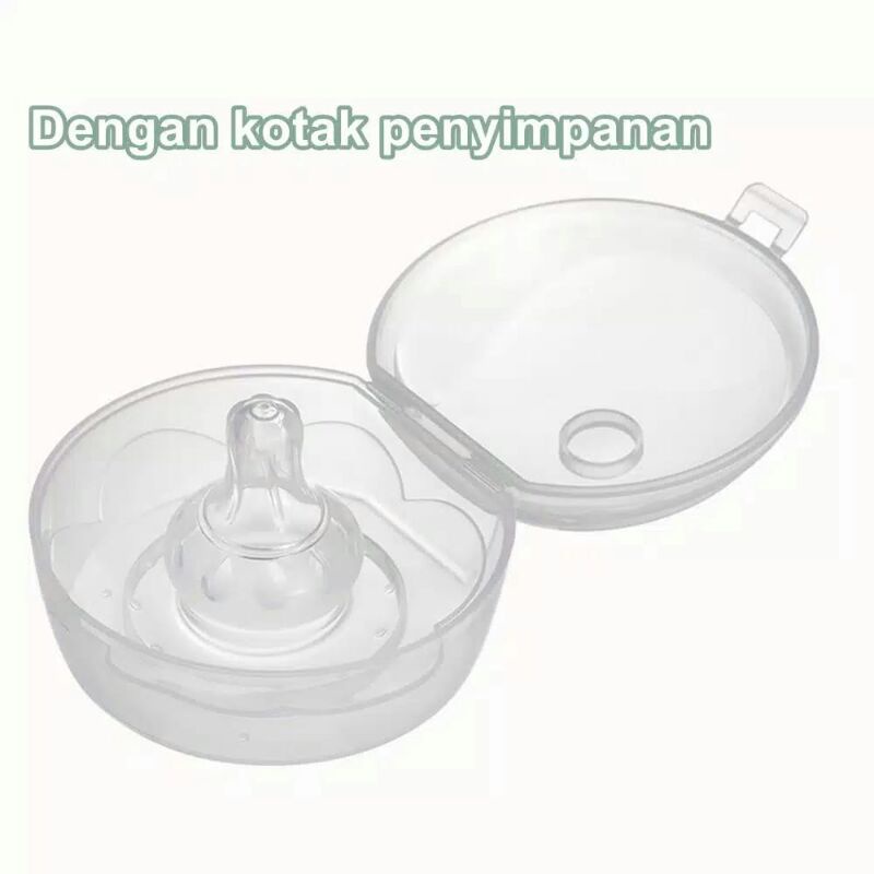 Pelindung Puting Bahan Silikon Untuk Menyusui/Nipple protektor/Nipple Shield