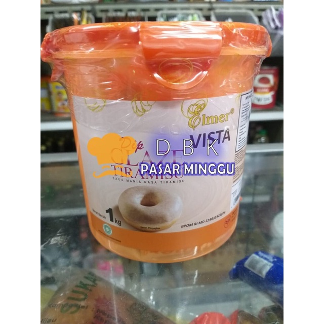 

ELMER GLAZE TIRAMISU 1kg packing pabrik murah dip glaze