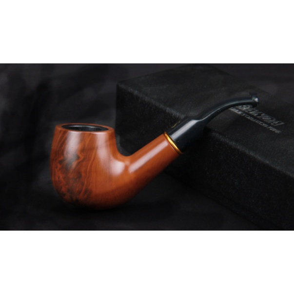 Pipa Cangklong Premium Warna Hitam Merk Sanda kado Spesial koleksi Unik pasangan