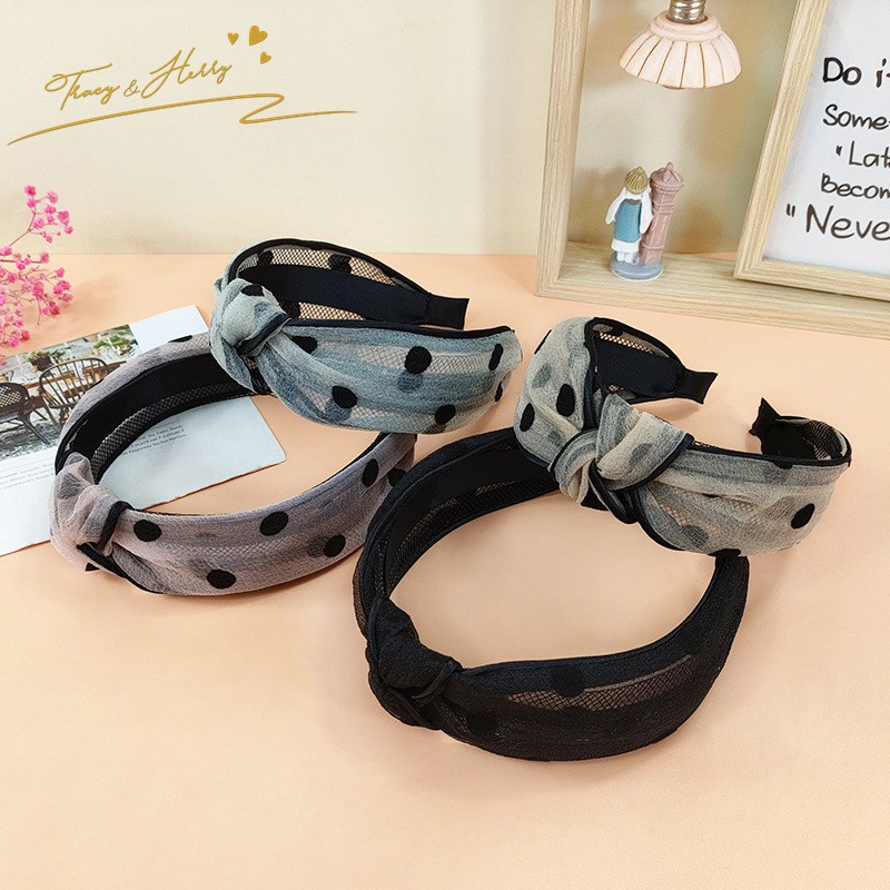 Bando wanita Bando Remaja Tile Korea besar kain lebar Premium Import