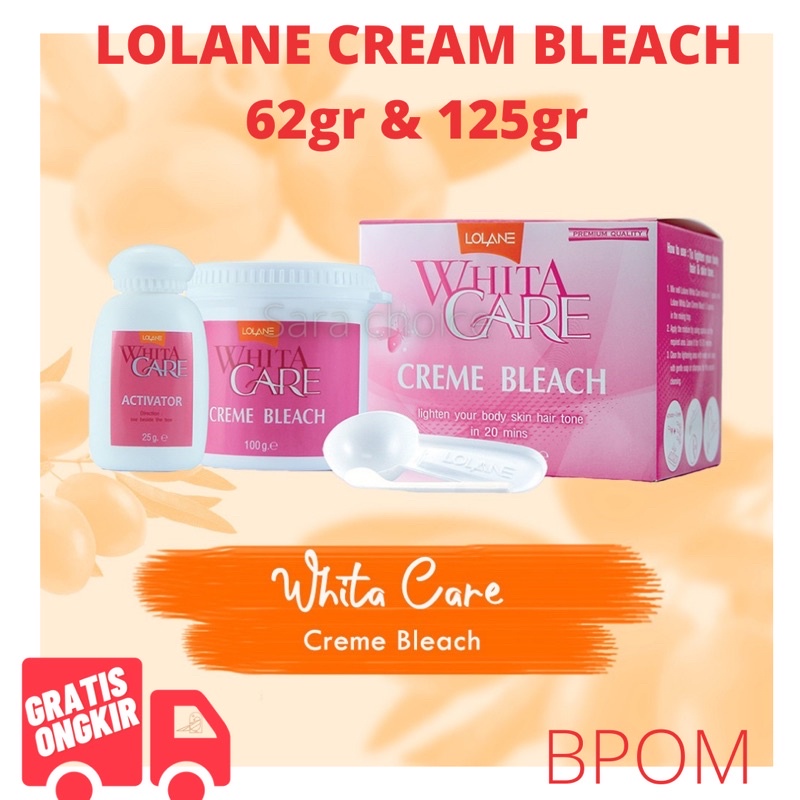 LOLANE WHITA CARE CREAM BLEACH / bleaching badan lolane