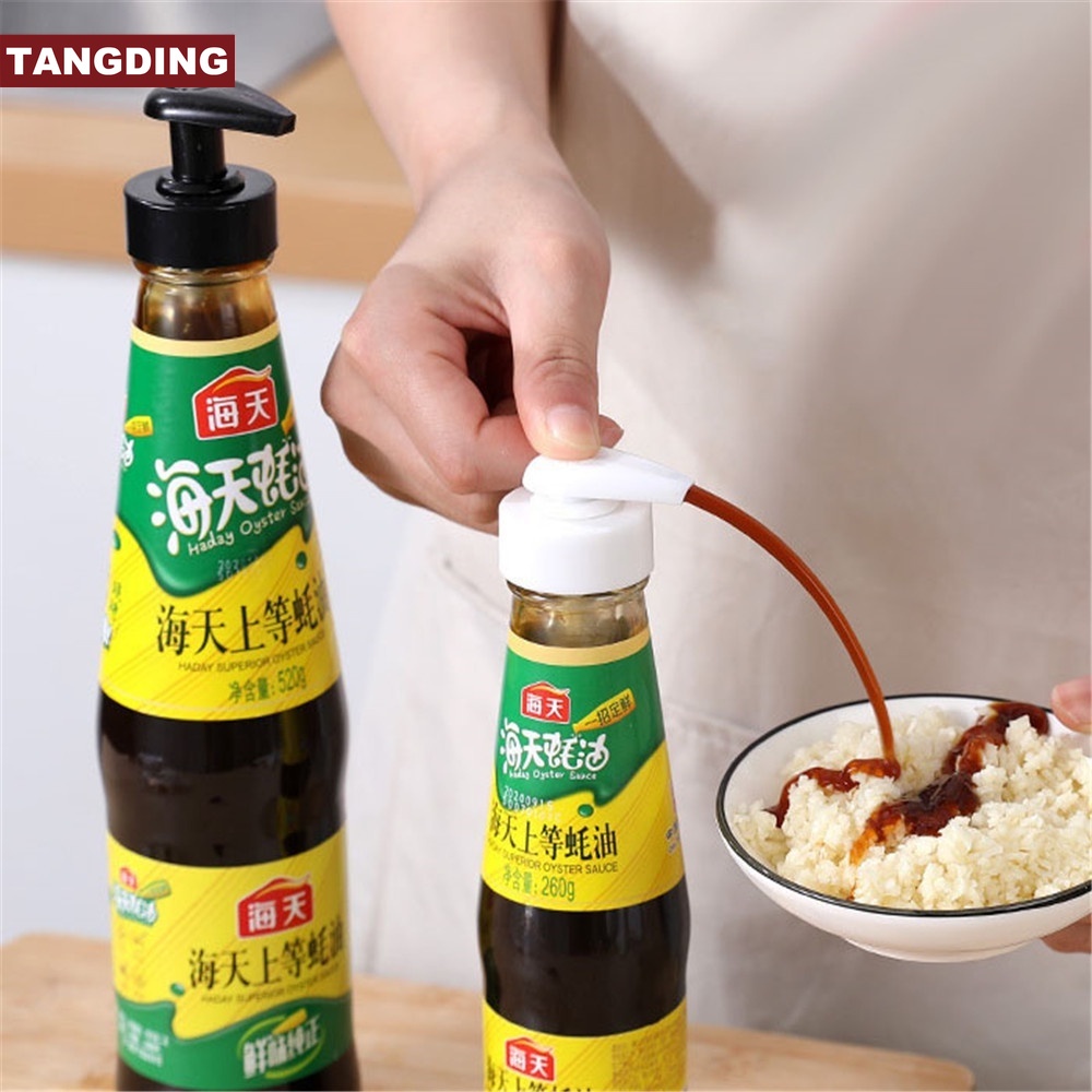 【COD Tangding】1PCS Sauce Dispenser Nozzle Household Oyster Pump Head Oil Chili Tomato Mouth Squeezer Soy Kitchen Tools