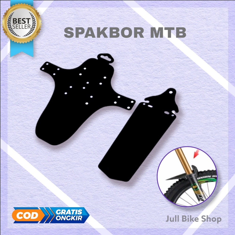 Spakbor sepeda mtb depan belakang fender slebor pelindung air hujan