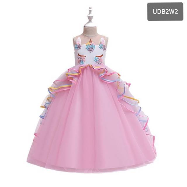 GAUN PESTA UNICORN ANAK IMPORT
