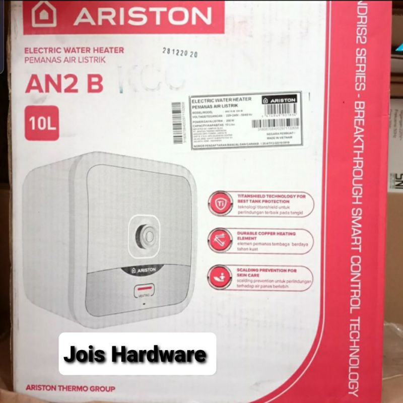 Water Heater Listrik Ariston 150 watt 10 Liter - Pemanas Air Listrik Ariston 150 watt - Pemanas Air 