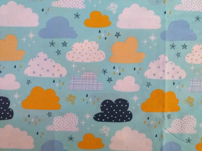 Cloud And Rain - Kain Sprei Katun Lokal Meteran Carlotta