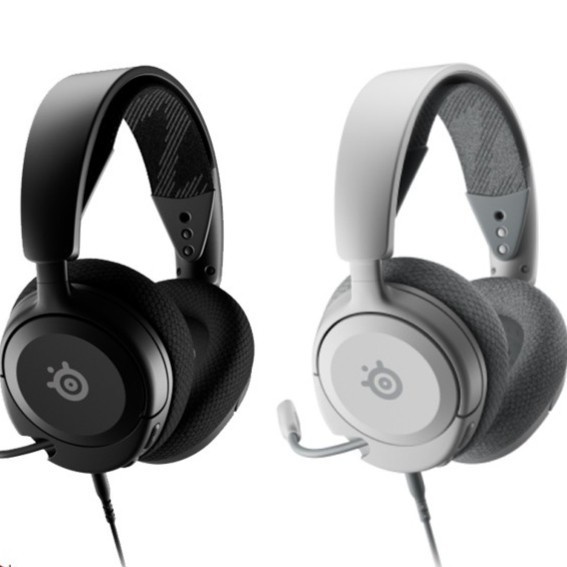 STEELSERIES ARCTIS NOVA 1 BLACK | WHITE HEADSET - Hitam