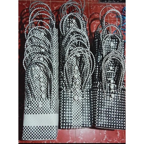 Tas kotak nasi monochrome