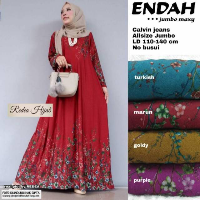 Gamis calvin jeans jumbo