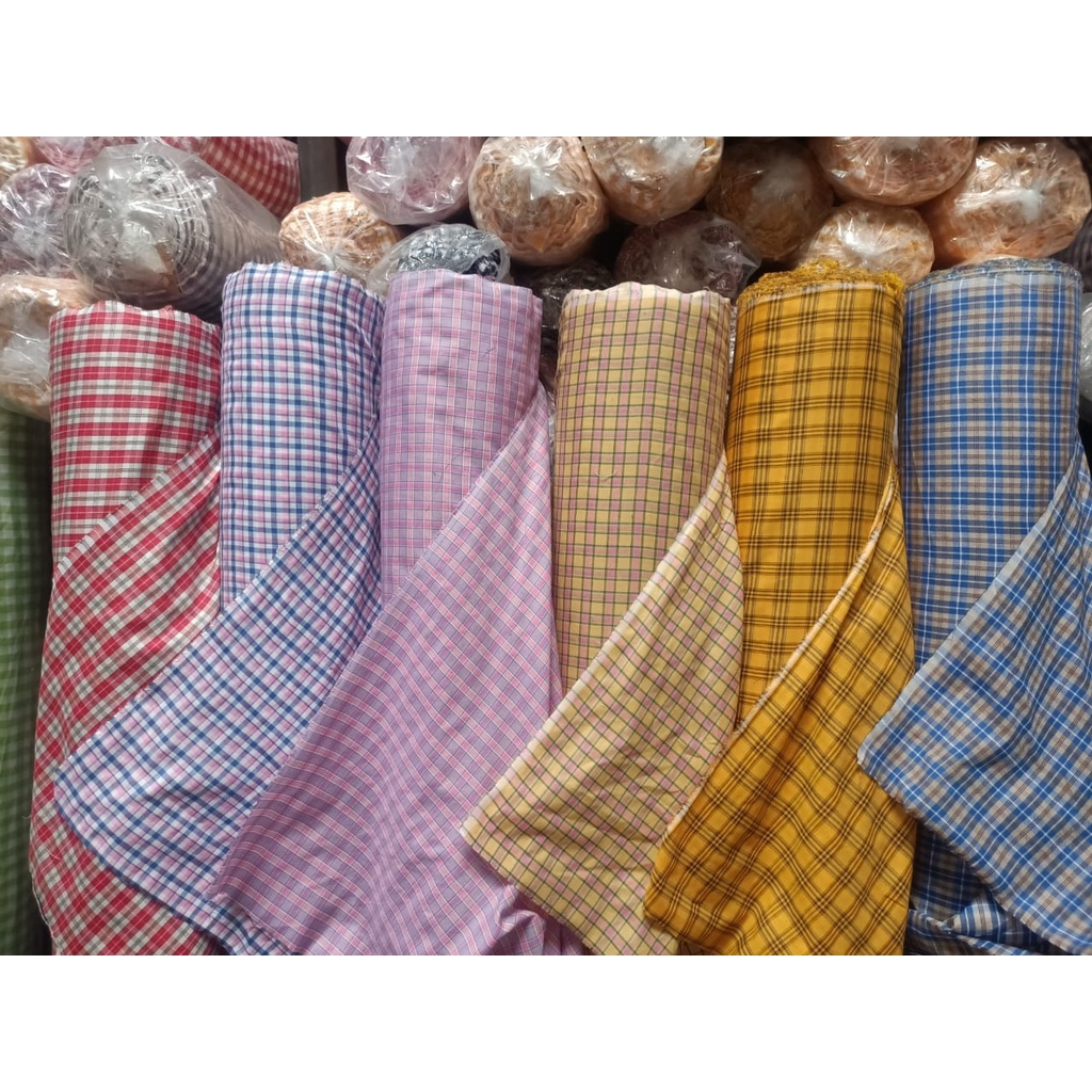 kain flanel terbaru berkualitas bahan kotak katun yarndyed harga per 0.5meter /kain akrilik/flanel/flanell/katun flanel/kain tartan/kotak