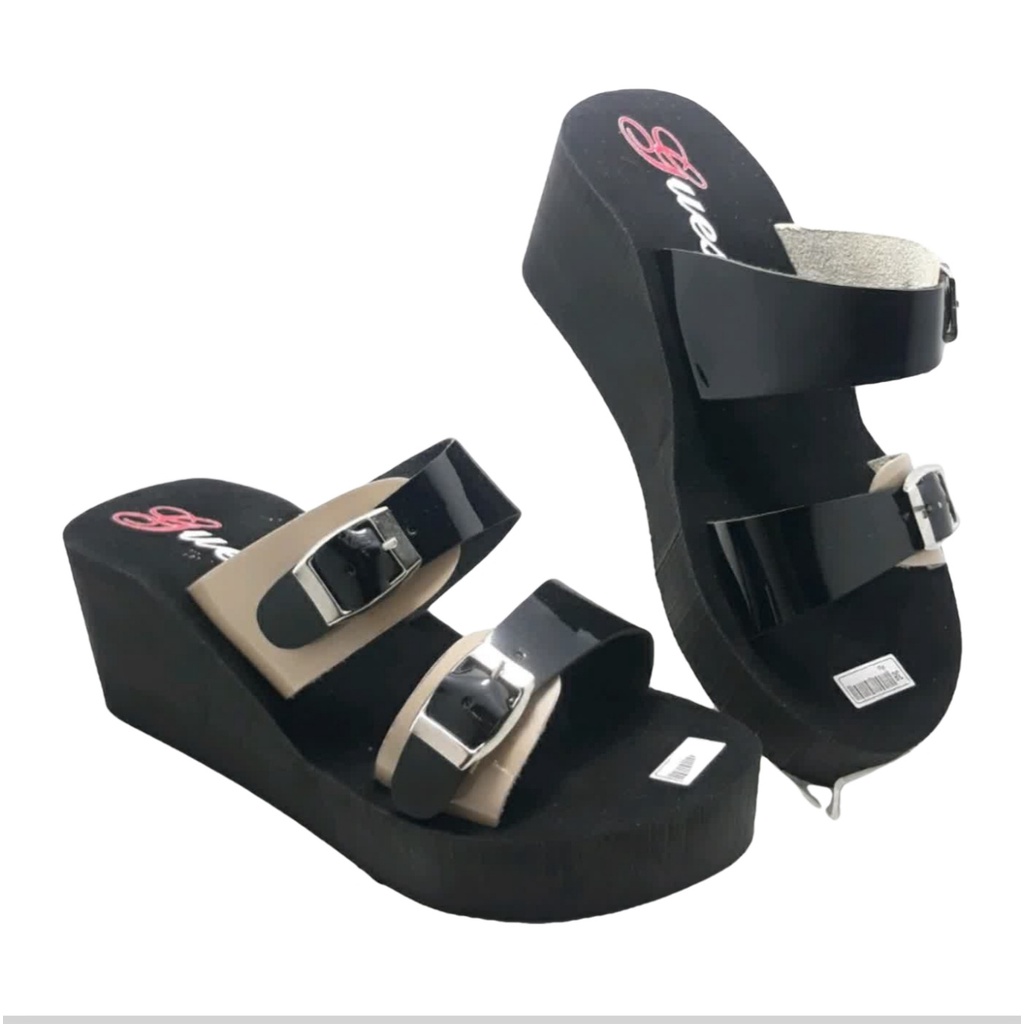 SANDAL WEDGES KOKOP BAN DUA GESPER