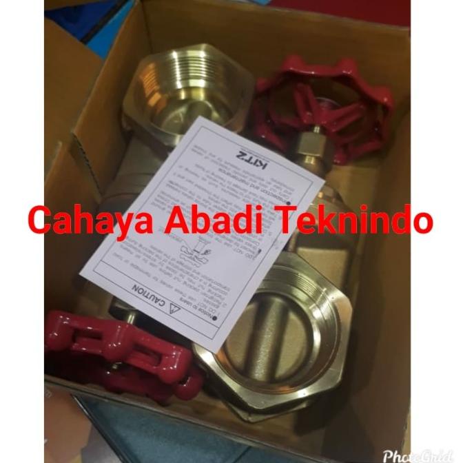 Gate Valve Kitz 1 1/4"(Inch) Gate Valve Kuningan Kitz 100% Original