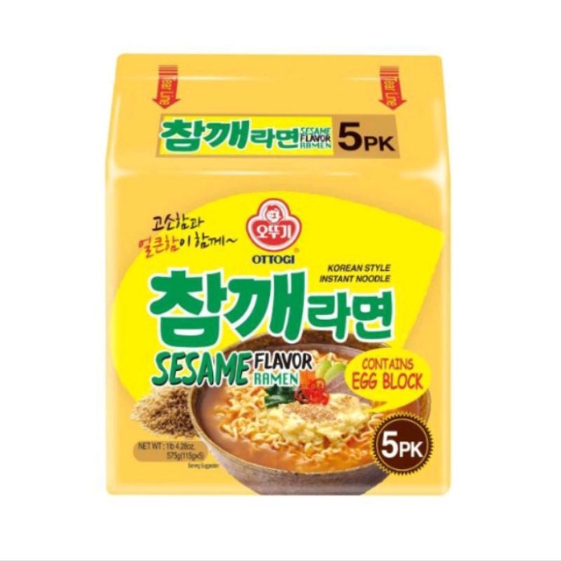 

Ottogi Sesame Ramen (115gr x 5) 560gram