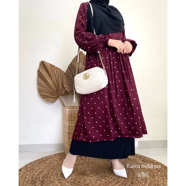 Kaima  MIDI DRESS by Latasha
