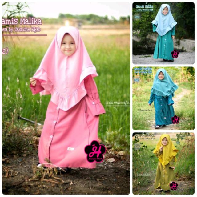 GAMIS ANAK MALIKA BY JASMINE HIJAB