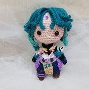 boneka rajut genshin impact xiao