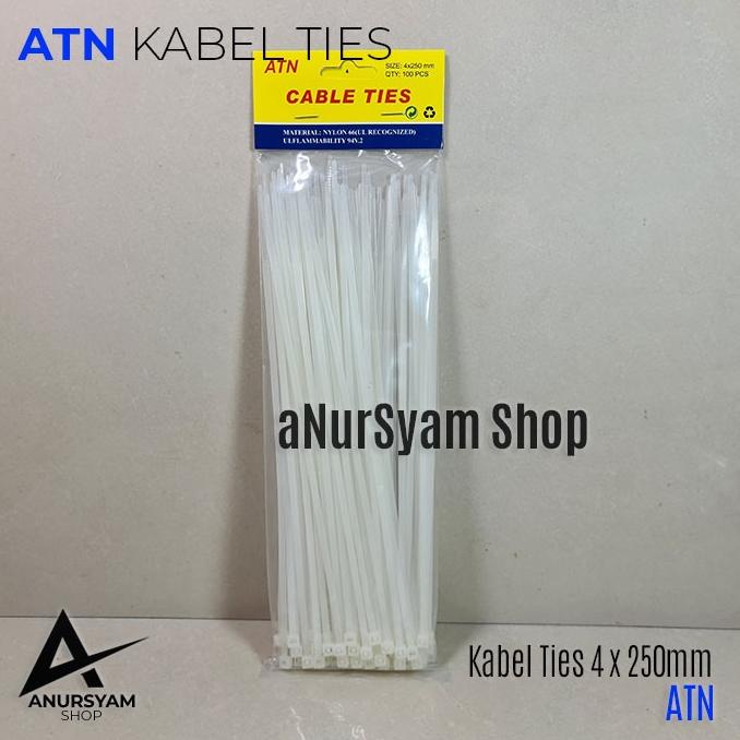 

Kabel Ties 25 cm ATN (Isi 100 pcs) Kabel Tis 4 x 250mm ATN anursy44 Diminati Banget