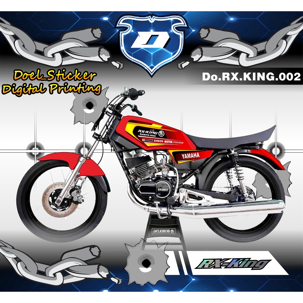 Striping Rx King Variasi Motor Terbaru Terlaris RACING DOEL 002