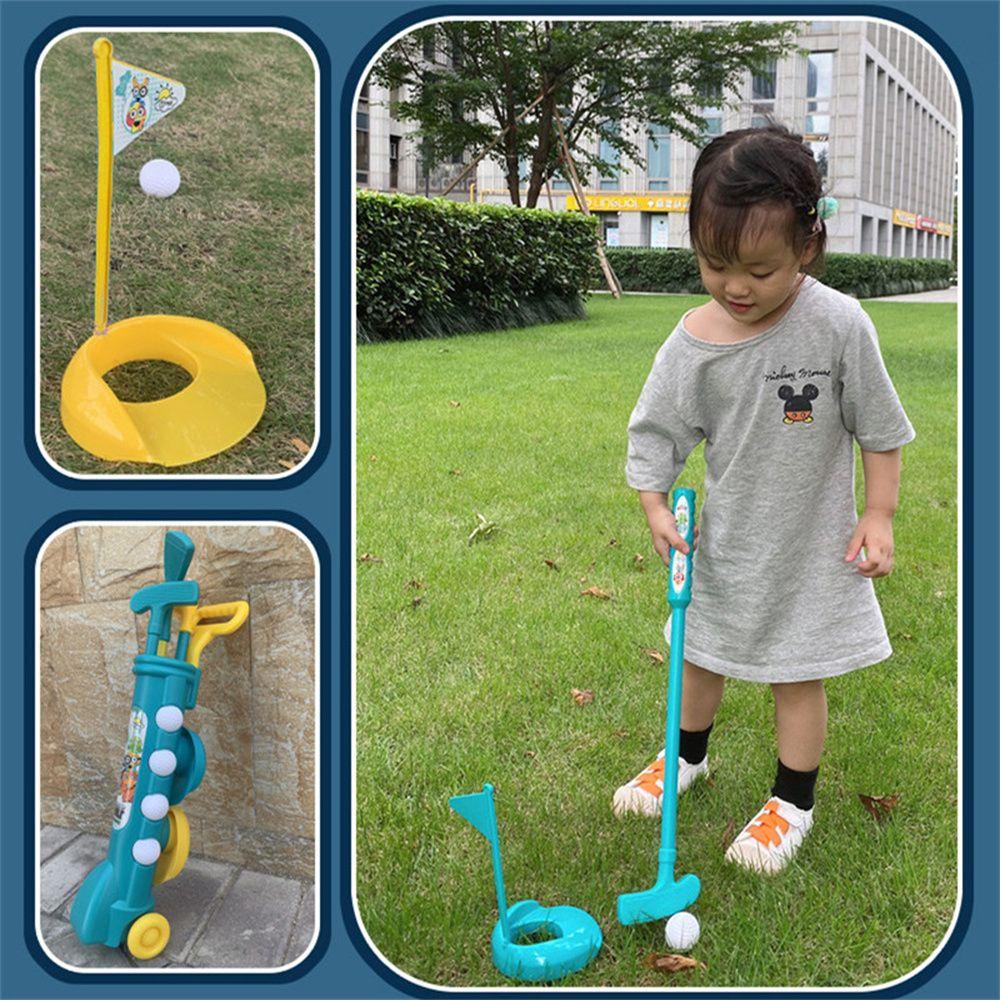 Set Golf Anak QUINTON Warna Warni Outdoors Mini Putter Plastik Lucu Olahraga Balita Golf Set