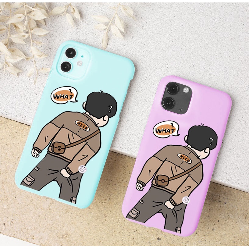 SOFTCASE MACARON MOTIF WHAT BOY INFINIX SMART 4 / SMART 5 / SMART 6 RAM 3GB / HOT 9 PLAY