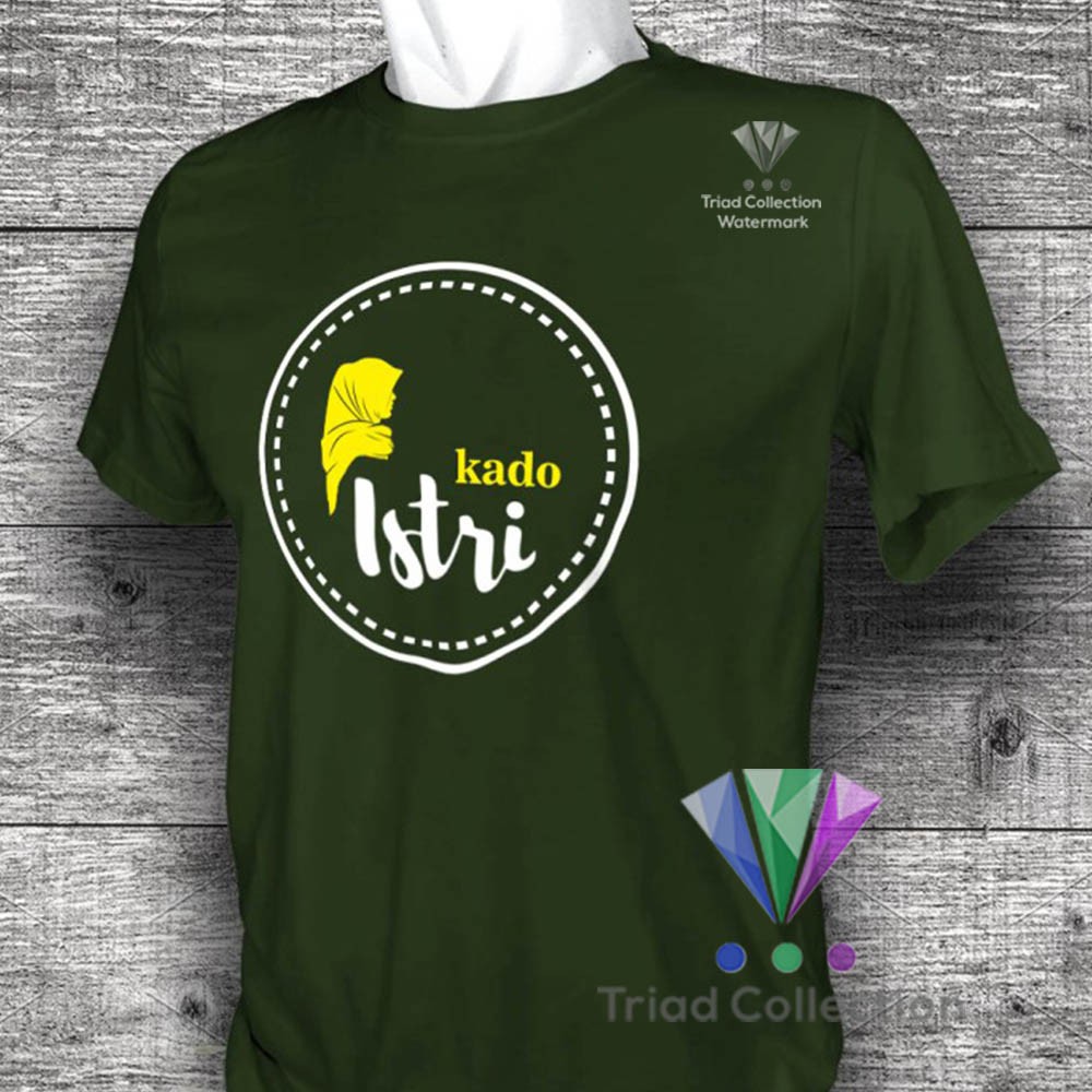 KADO ISTRI | Kaos Dakwah Islami Cotton Combed 30s Premium Distro Baju Muslim Santri | 1484-4