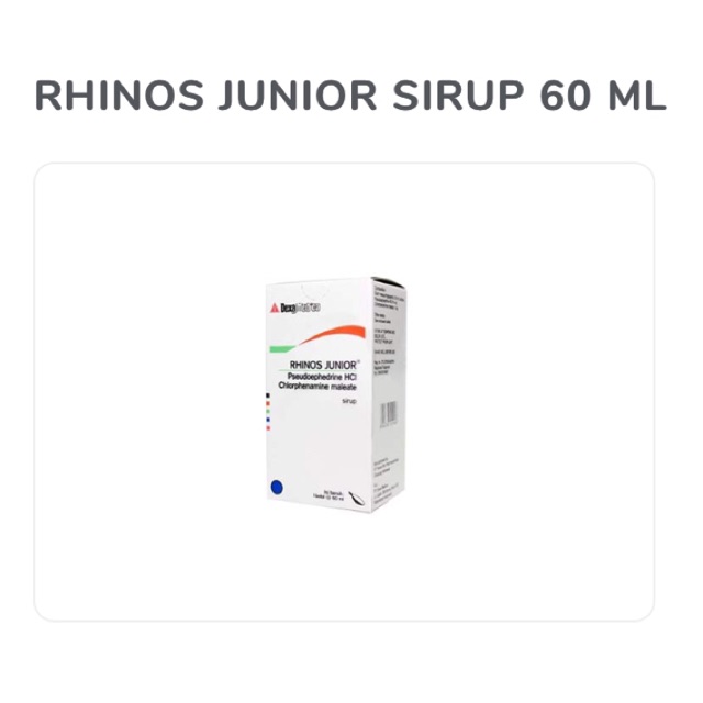 

RHINOS JUNIOR SYRUP