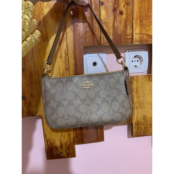 preloved coach top handle