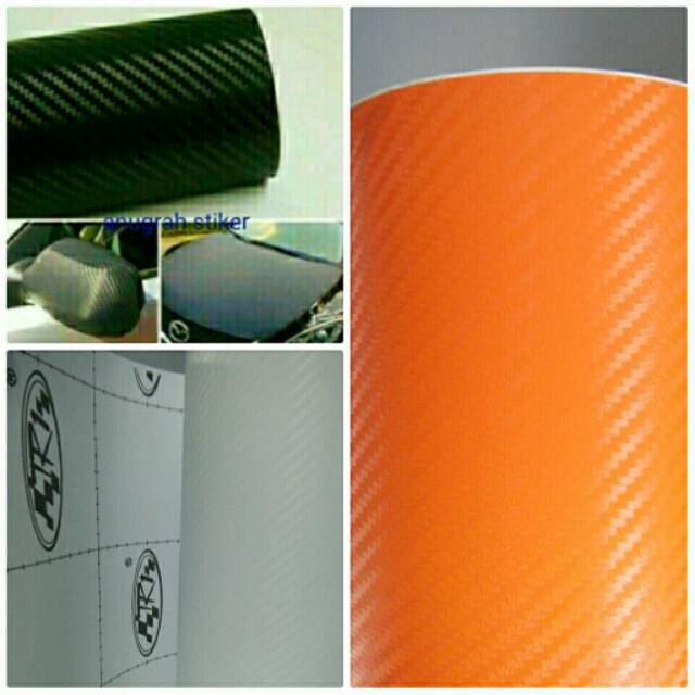 

Stiker / sticker karbon 3 d