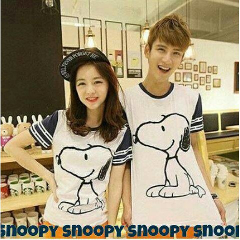 Couple Blouse Line SNOOPY