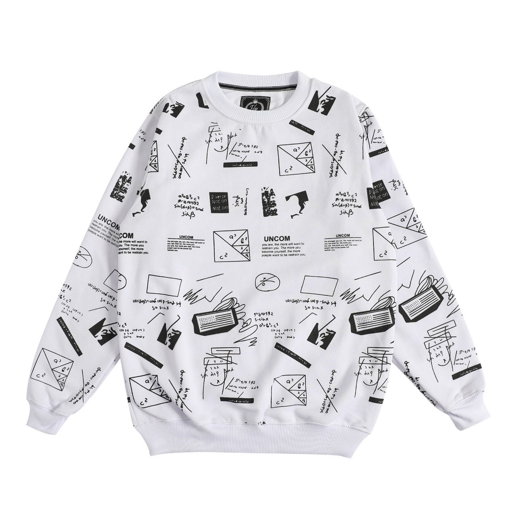 [BISA COD] Sweater/Crewneck Unisex FULLPRINT ( Pria/Wanita ) Distro TR (100% Original Guarantee)