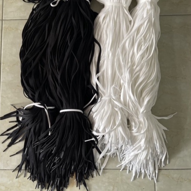 Tali sepatu premium gepeng / pipih panjang 130cm sepasang