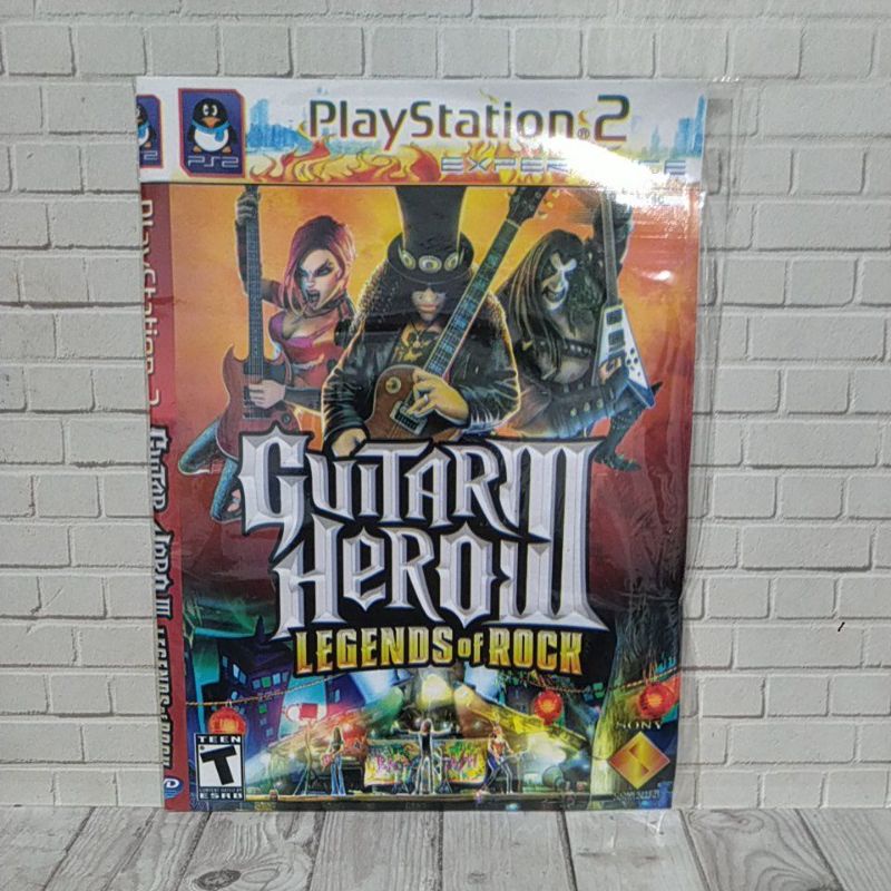 CD  KASET KOPAB PS2 GUITAR HERO III LEGEND OF ROCK