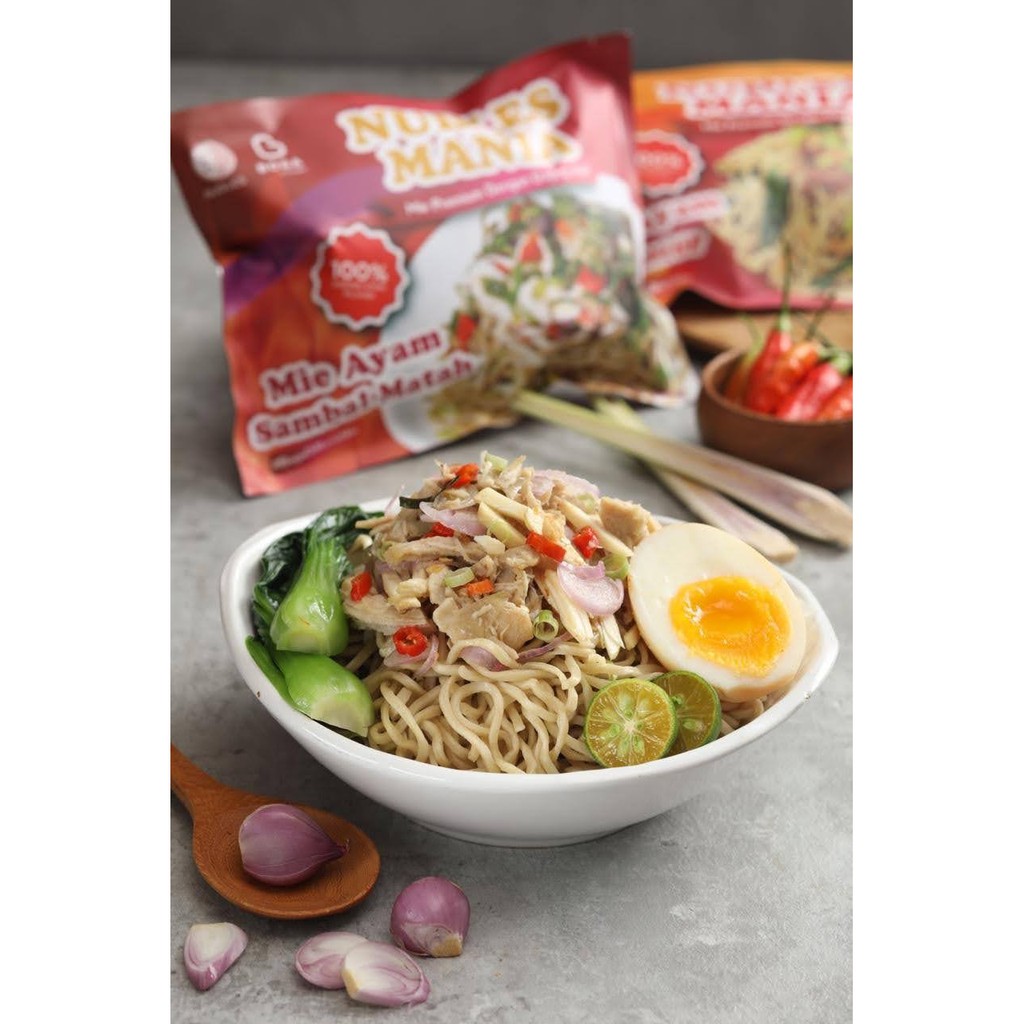 

MIE AYAM KERING SAMBAL MATAH ( PREMIUM QUALITY )