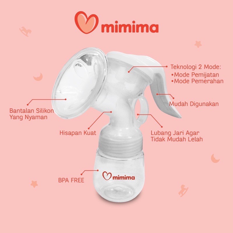 Breastpump manual mimima - pompa asi manual ibu menyusui