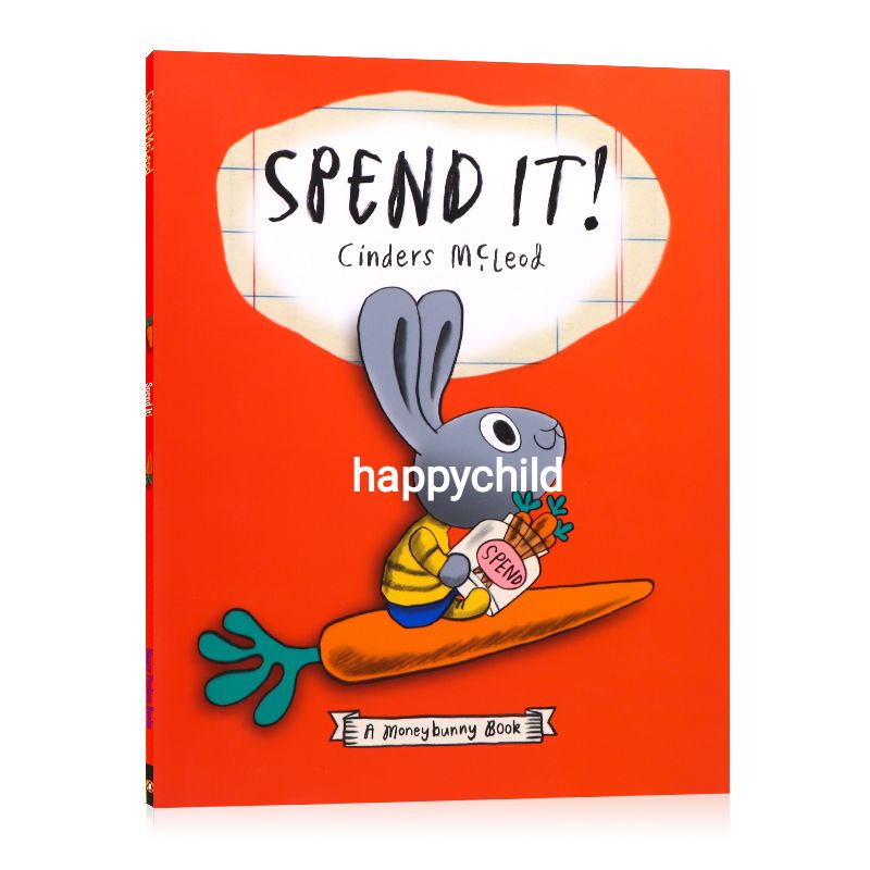 Original guaranteed Moneybunny book spend it save it earn it give it soft cover buku anak buku bacaan buku money management happychild