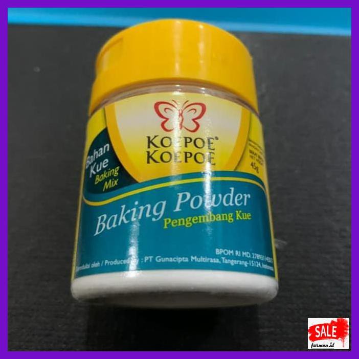 

DERPOWBAKING- BAKING POWDER 45GR KOEPOE KUPU -ASLIII.